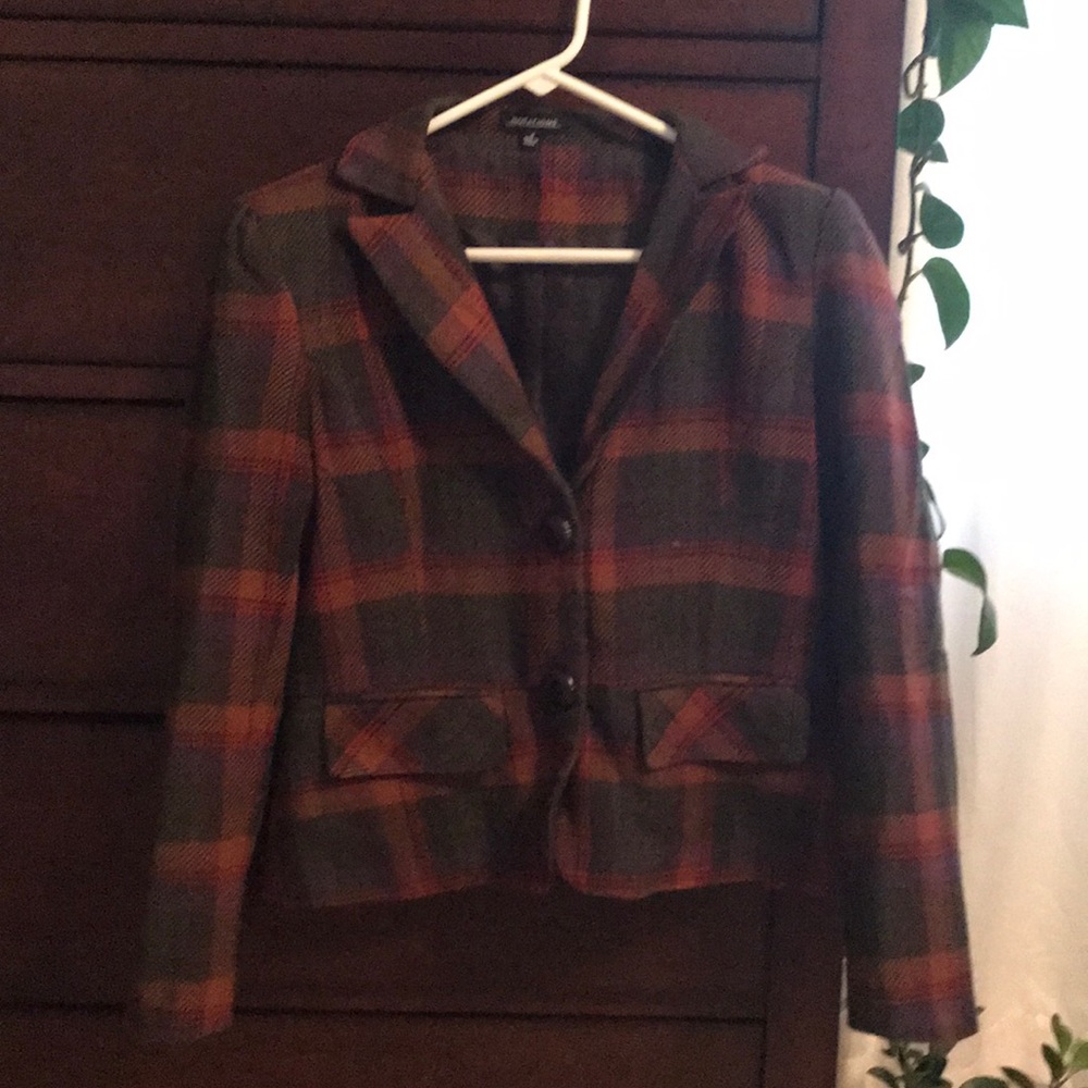 Vintage plaid blazer - Picture 6 of 12